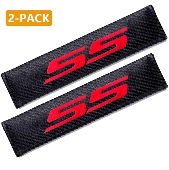 New set of 2 Chevrolet Chevy SS Supersport new seat belt covers - Picture 2 of 2